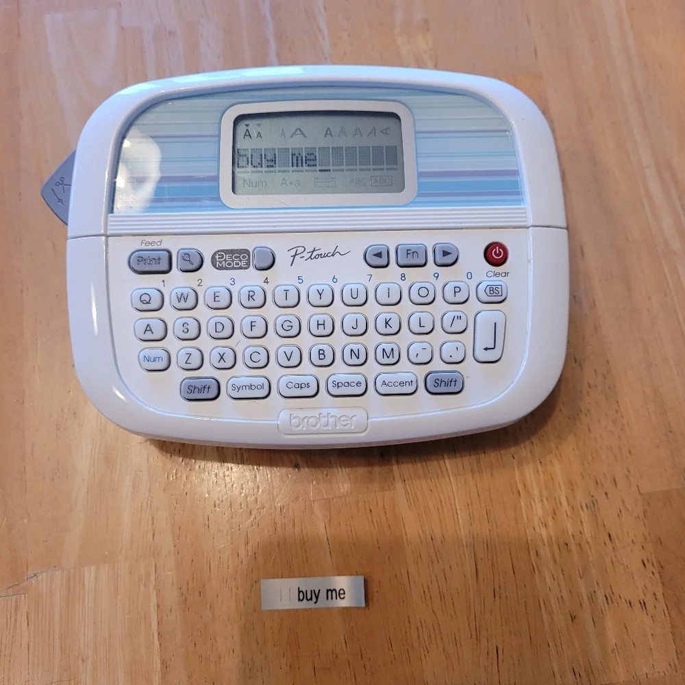 Brother Personal Labeler Machine, White (PT)